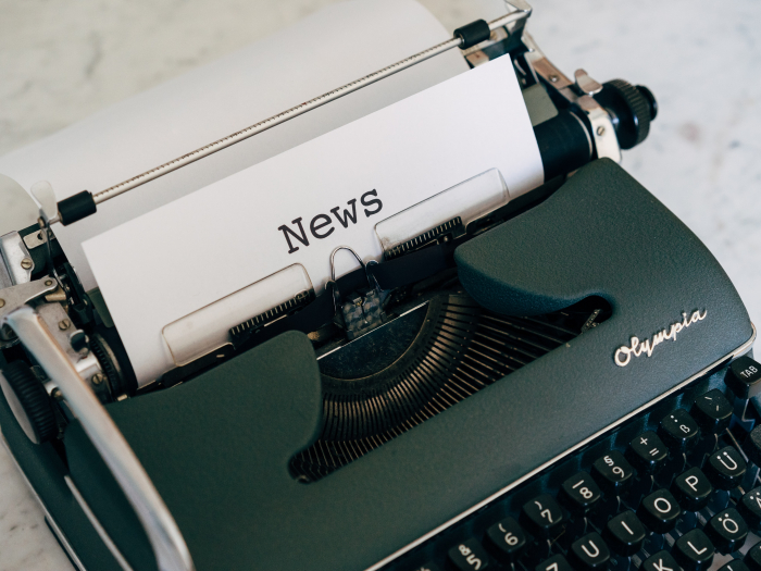 News, blog, typewriter